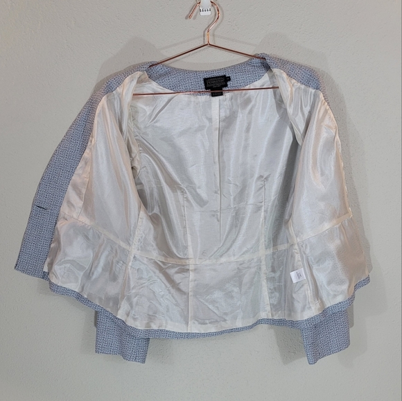 PENDLETON Blue Single Button Wool Blend Blazer Jacket Size 14 - Picture 5 of 15